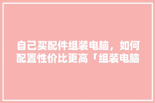 自己买配件组装电脑，如何配置性价比更高「组装电脑怎么看配置均衡器型号」