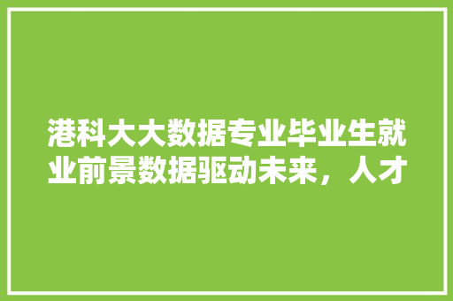 港科大大数据专业毕业生就业前景数据驱动未来，人才引领变革 电脑配置