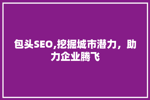 包头SEO,挖掘城市潜力,助力企业腾飞 包头SEO,挖掘城市潜力,助力企业腾飞