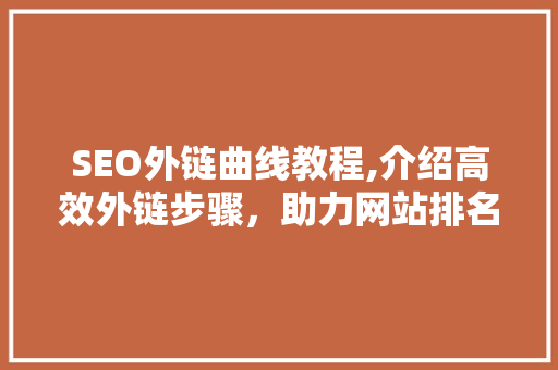SEO外链曲线教程,介绍高效外链步骤，助力网站排名攀升