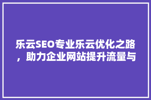 乐云SEO专业乐云优化之路，助力企业网站提升流量与转化 电脑配置