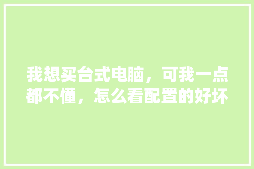 我想买台式电脑，可我一点都不懂，怎么看配置的好坏_台式电脑怎么看配置和型号参数